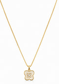 White butterfly necklace