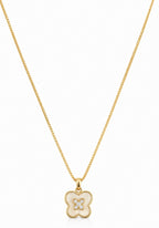 White butterfly necklace