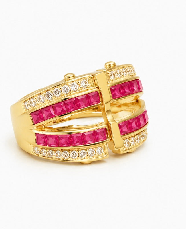 Blush Heart Ring